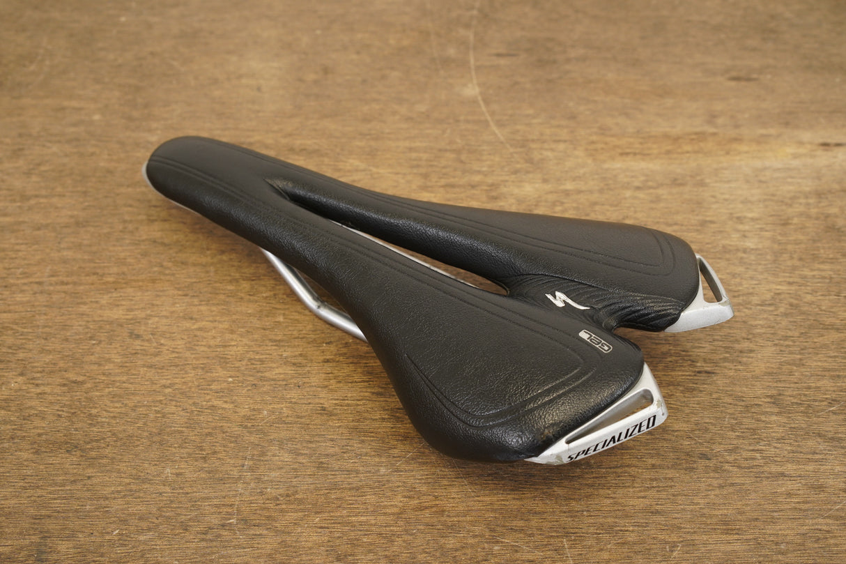 130mm Specialized Toupe Gel Comp Cr-Mo Rail Road Saddle 235g