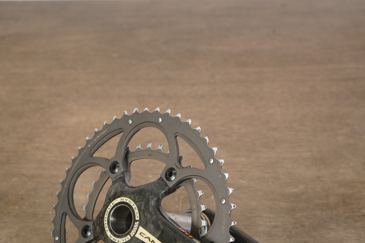 172.5mm 50/34T Campagnolo Super Record 11 Speed Carbon Crankset