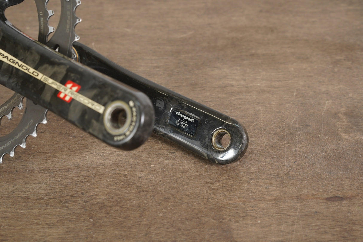 172.5mm 50/34T Campagnolo Super Record 11 Speed Carbon Crankset