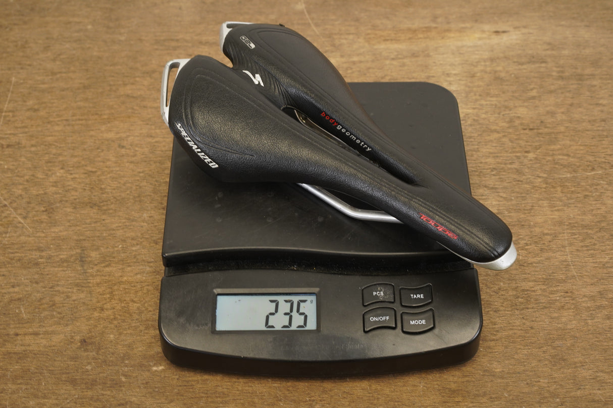 130mm Specialized Toupe Gel Comp Cr-Mo Rail Road Saddle 235g