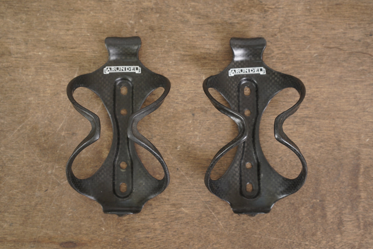 (2) Arundel Mandible Carbon Water Bottle Cages 52g