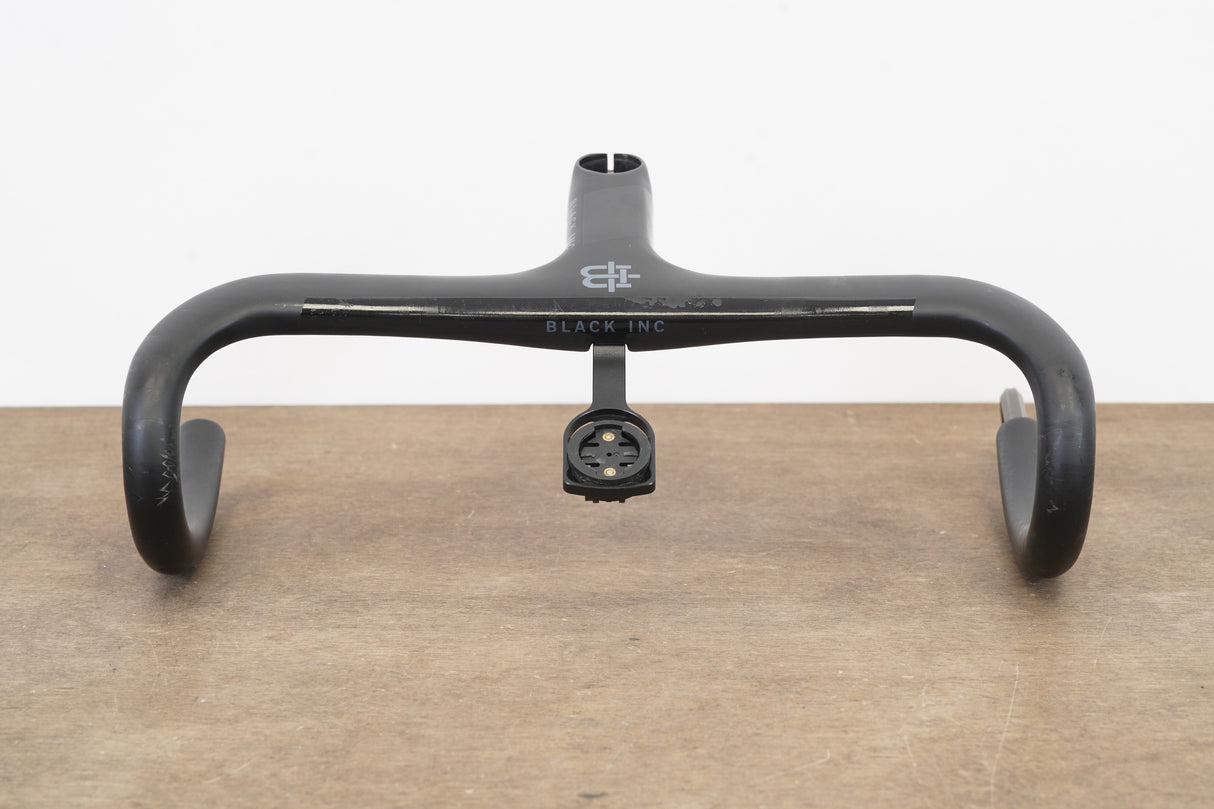 38cm 110mm -6 Degree Black Inc. Carbon Barstem Handlebar + Mount 1 1/8"