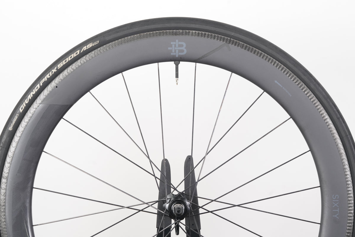 Black Inc. Sixty 60 Carbon Tubeless Clincher Rim Brake Wheelset 11 Speed