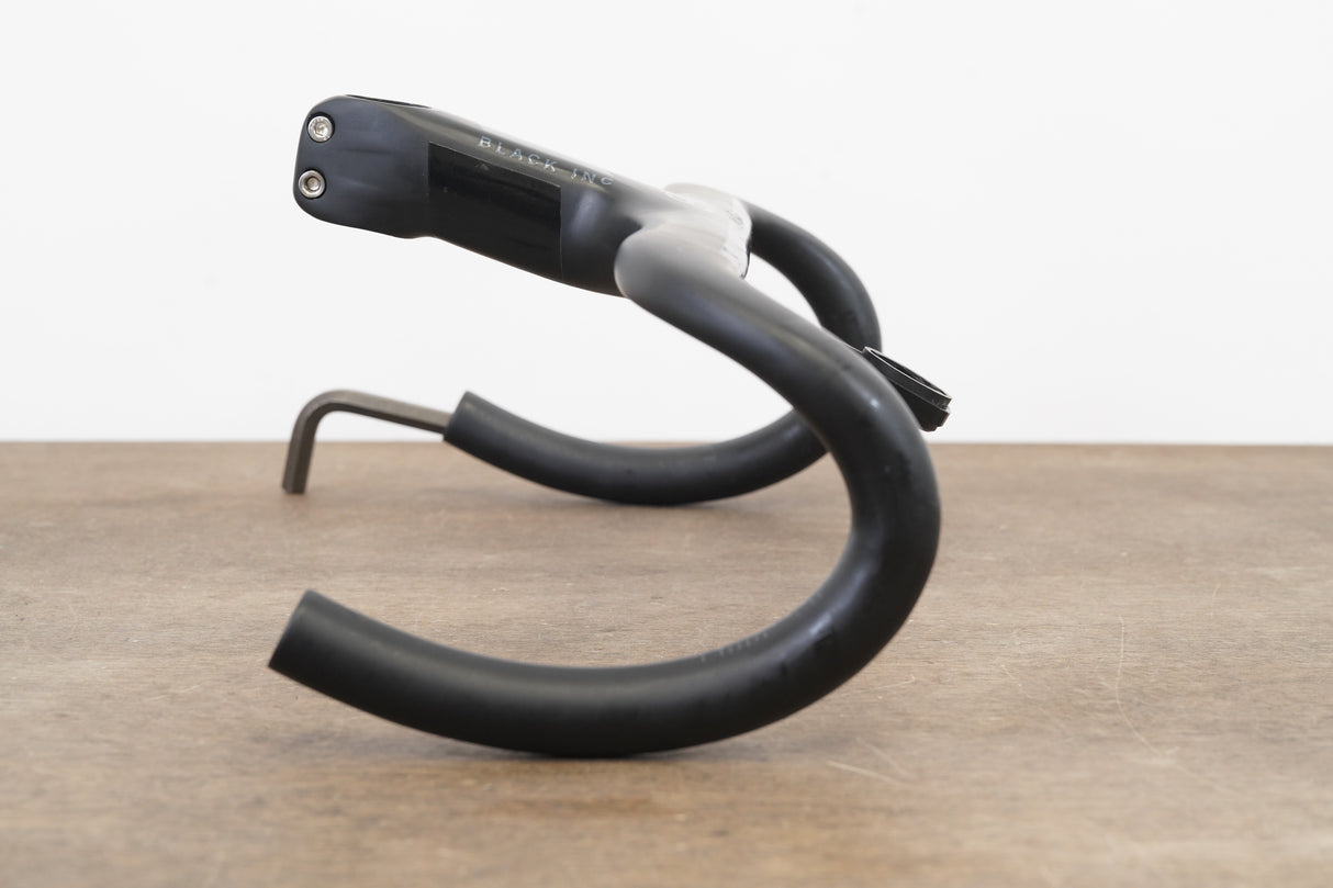 38cm 110mm -6 Degree Black Inc. Carbon Barstem Handlebar + Mount 1 1/8"