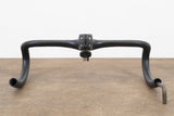 38cm 110mm -6 Degree Black Inc. Carbon Barstem Handlebar + Mount 1 1/8"