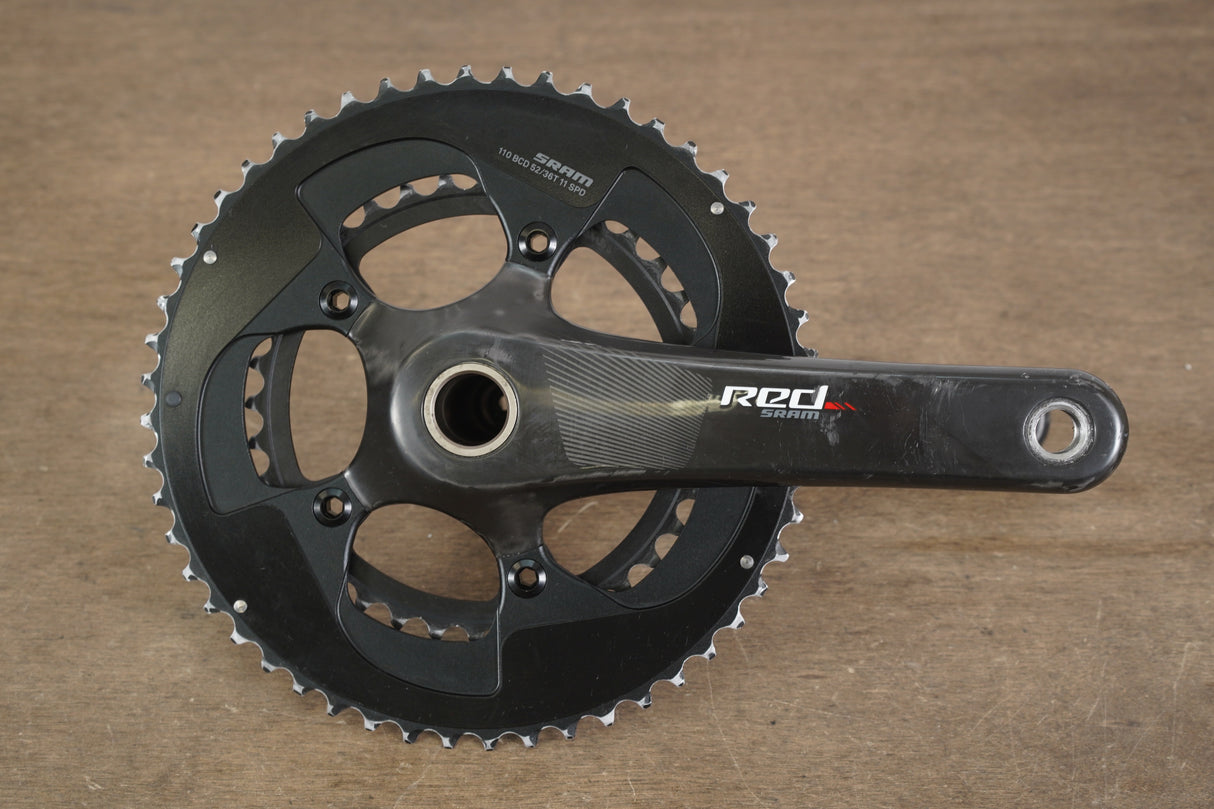 175mm 52/36T GXP SRAM Red 22 Carbon Crankset