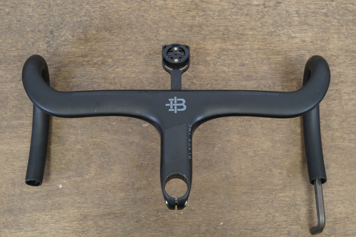 38cm 110mm -6 Degree Black Inc. Carbon Barstem Handlebar + Mount 1 1/8"