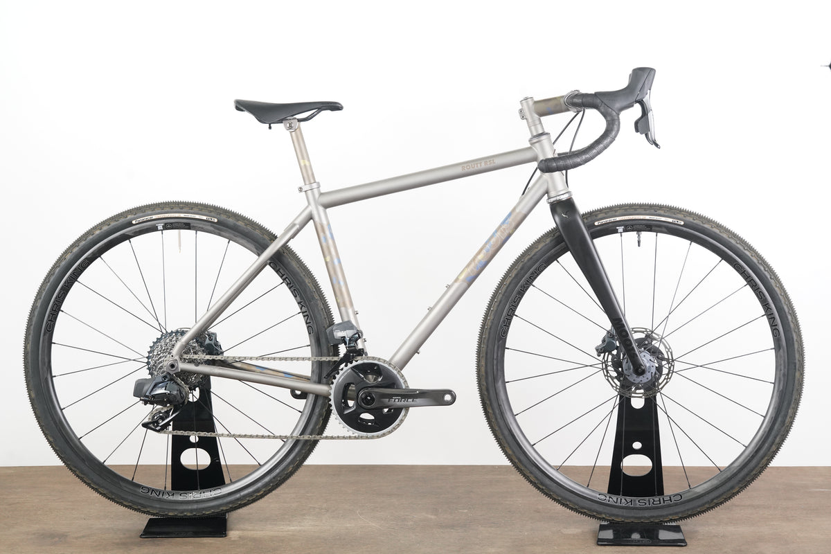 NEW 52cm Moots Routt RSL Force AXS Chris King R45 Titanium Gravel Disc Bike
