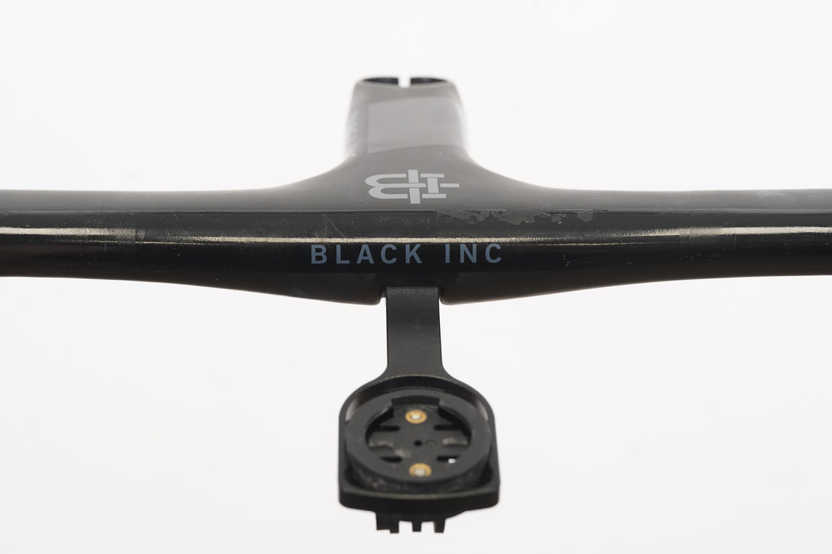 38cm 110mm -6 Degree Black Inc. Carbon Barstem Handlebar + Mount 1 1/8"