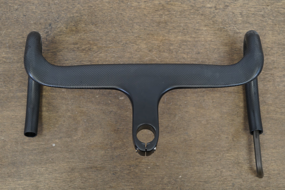 38cm Generic 100mm -6 Degree Integrated Carbon Barstem Handlebar 1 1/8"