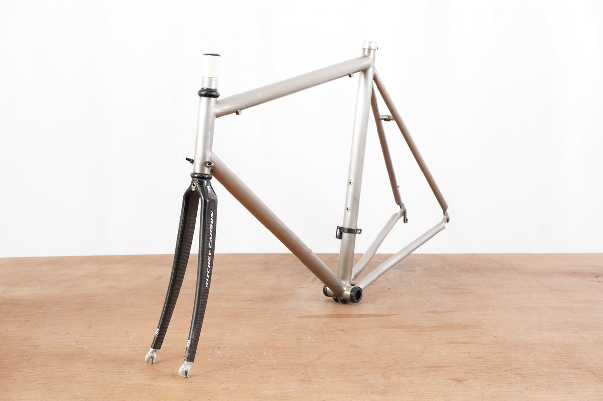 56cm Merlin Chris King Ritchey Titanium Rim Brake Frameset