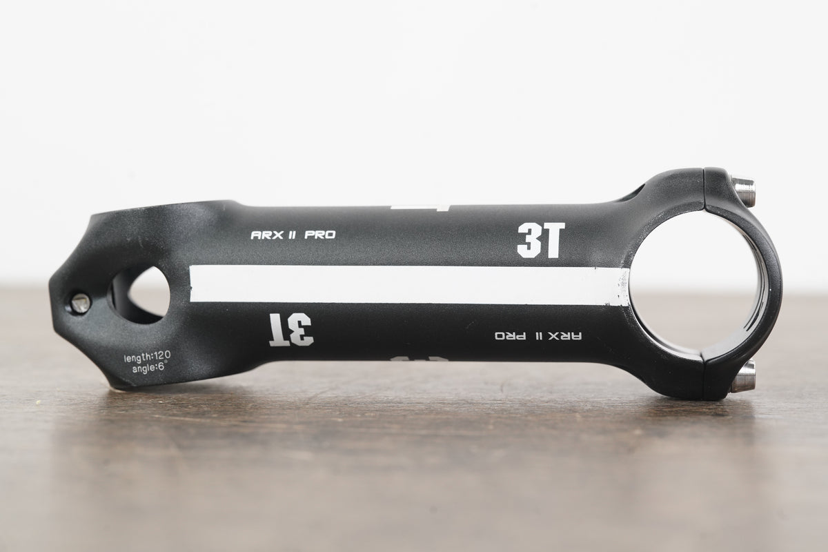 3T ARX II Pro 120mm ±6 Degree Alloy Road Stem 149g 1 1/8" 31.8mm