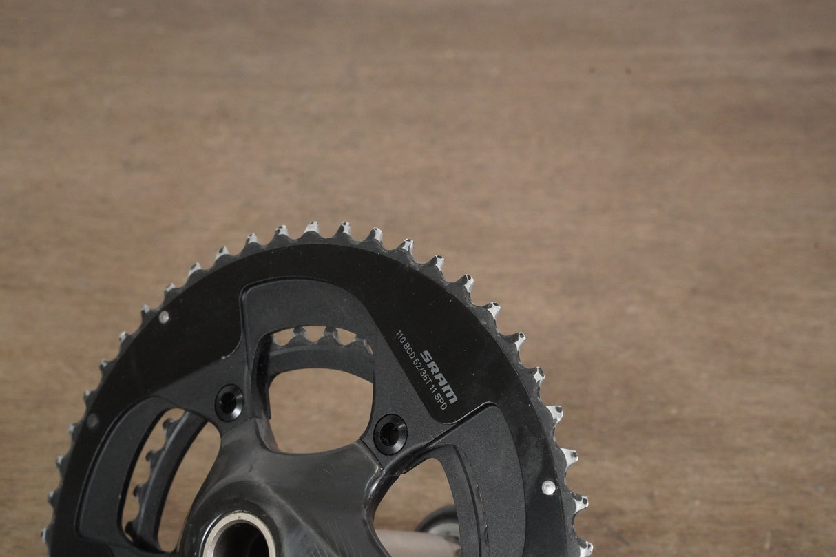 165mm 52/36T GXP SRAM Red 22 4iiii Power Meter Carbon Crankset