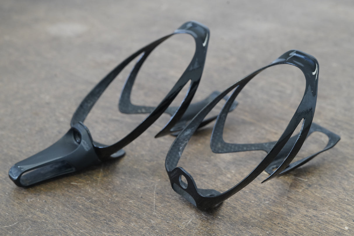 (2) Specialized S-WORKS Rib Cage II Carbon Water Bottle Cages 52g