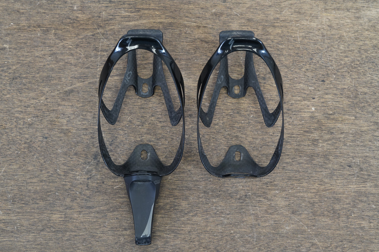 (2) Specialized S-WORKS Rib Cage II Carbon Water Bottle Cages 52g