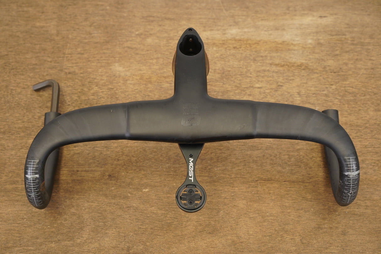 38cm 100mm Pinarello MOST Talon Ultra Carbon Integrated Barstem Handlebar 1 1/8"