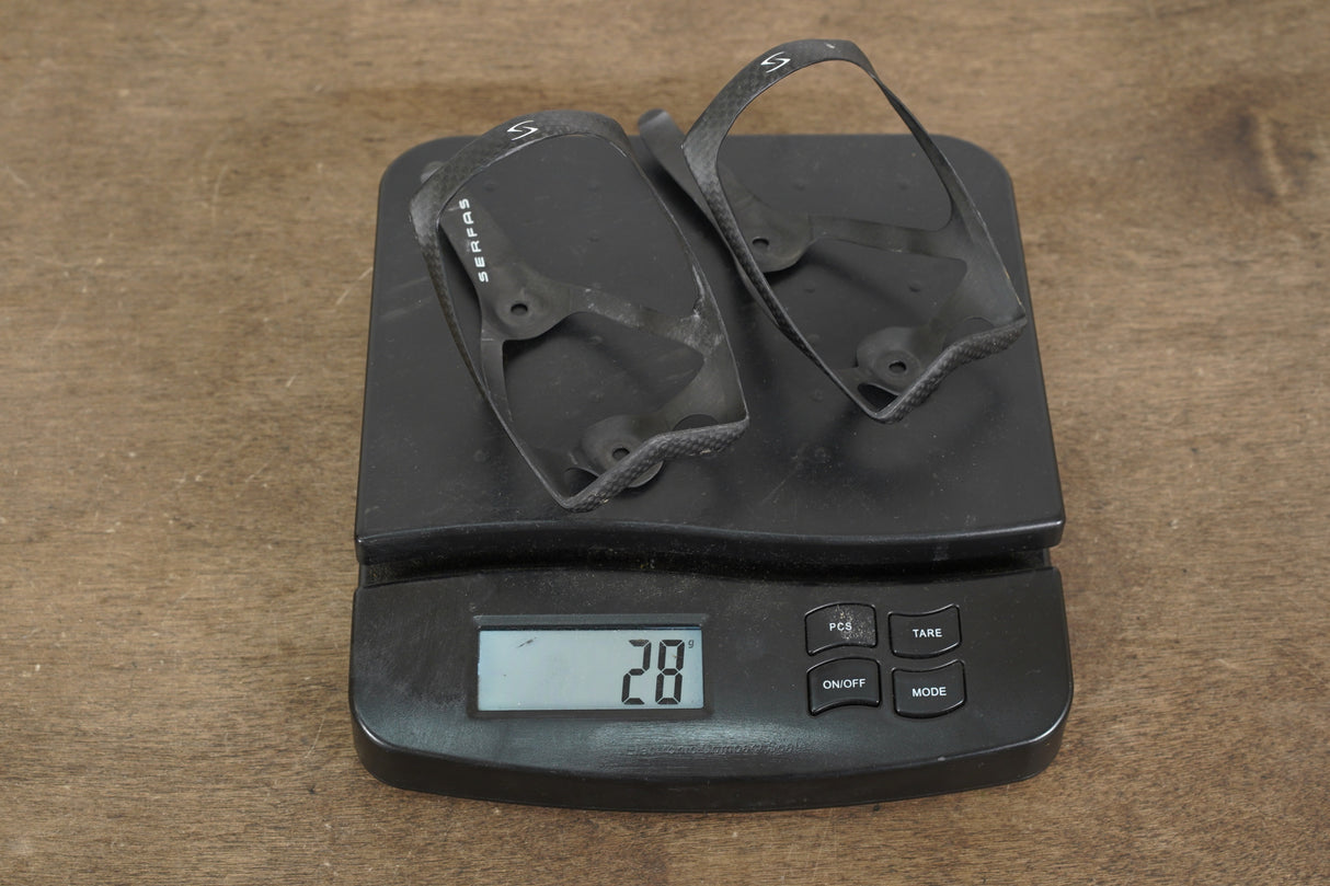 (2) Serfas Carbon Water Bottle Cages 28g