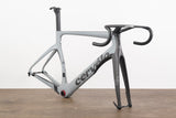 2021 56cm Cervelo S5 Carbon Aero Disc Brake Road Frameset + Cockpit