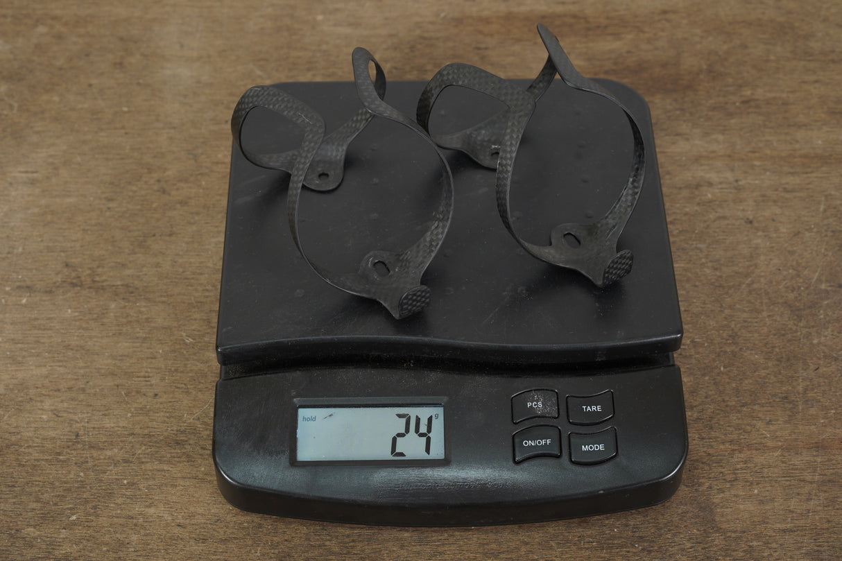 (2) Carbon Water Bottle Cages 24g