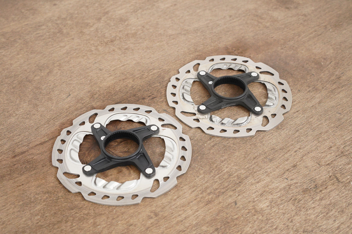 (2) 140mm Shimano SM-RT99 Center Lock Disc Brake Rotors Road Gravel CX MTB