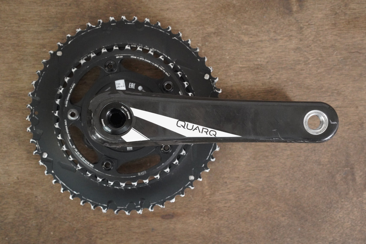 175mm 52/36T BB30 Quarq DZero Power Meter Road Crankset