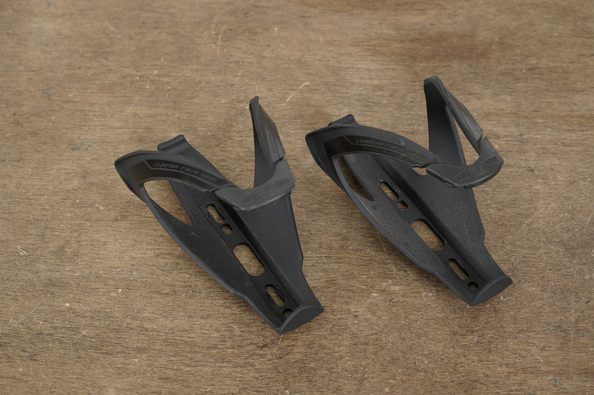 (2) Elite Custom Race Skin Water Bottle Cages 83g