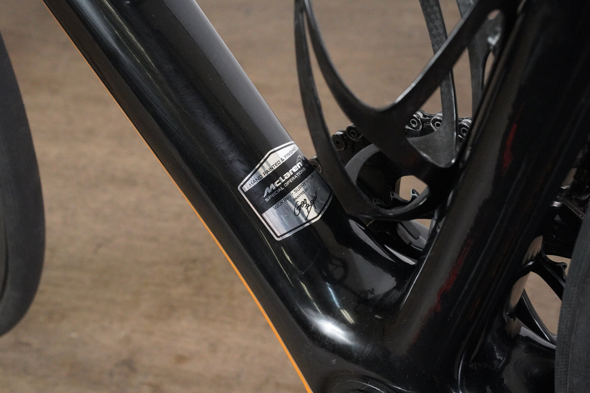56cm McLaren Specialized S-WORKS Tarmac SL5 Dura-Ace Di2 Carbon Rim Road Bike