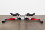 40cm 3T Brezza II Team Carbon Base Bar + Carbon 3T Extensions TT Triathlon Handlebar