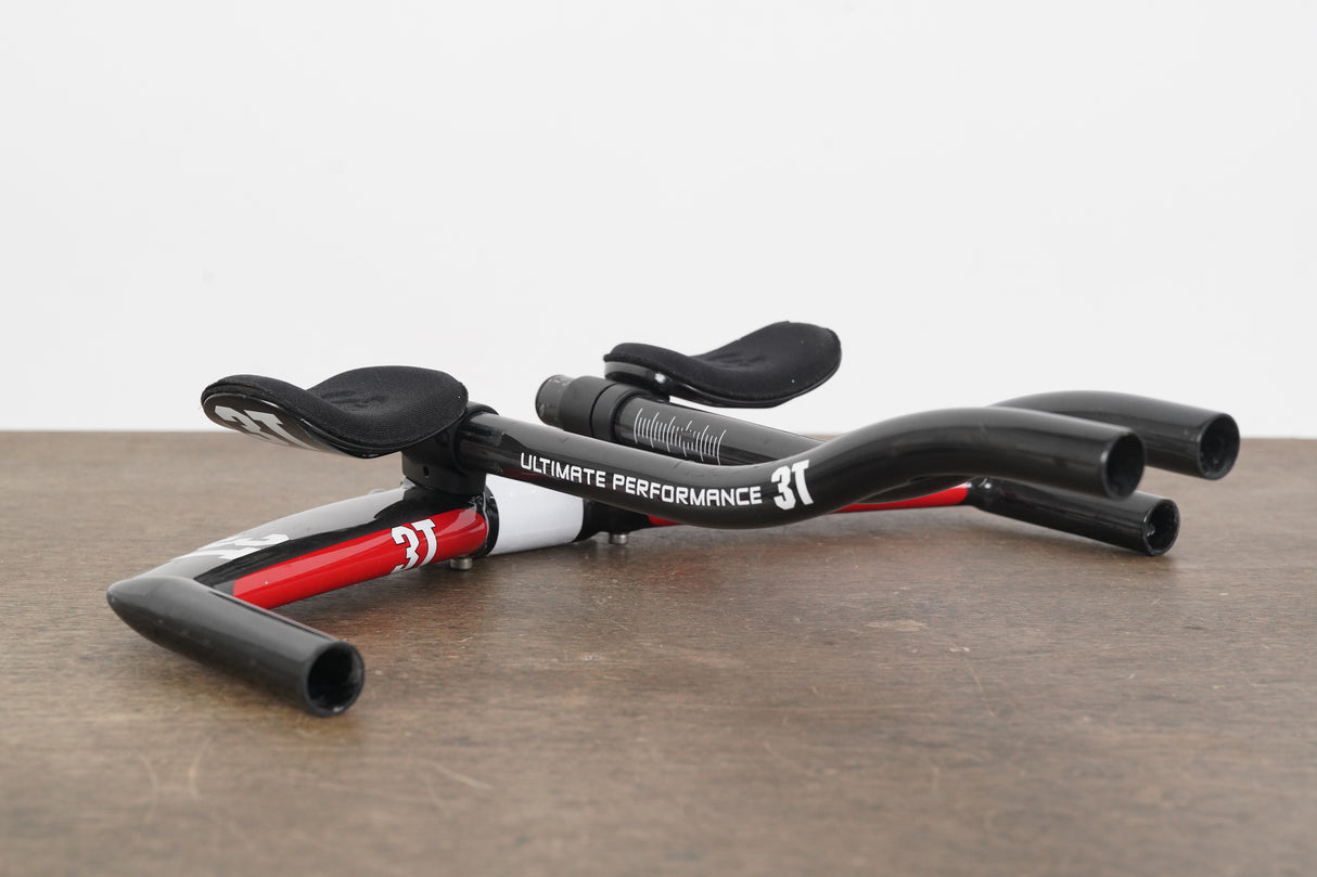 40cm 3T Brezza II Team Carbon Base Bar + Carbon 3T Extensions TT Triathlon Handlebar