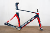 56cm Cannondale Slice Hi-Mod Carbon Rim Brake TT Triathlon Frameset HiMod