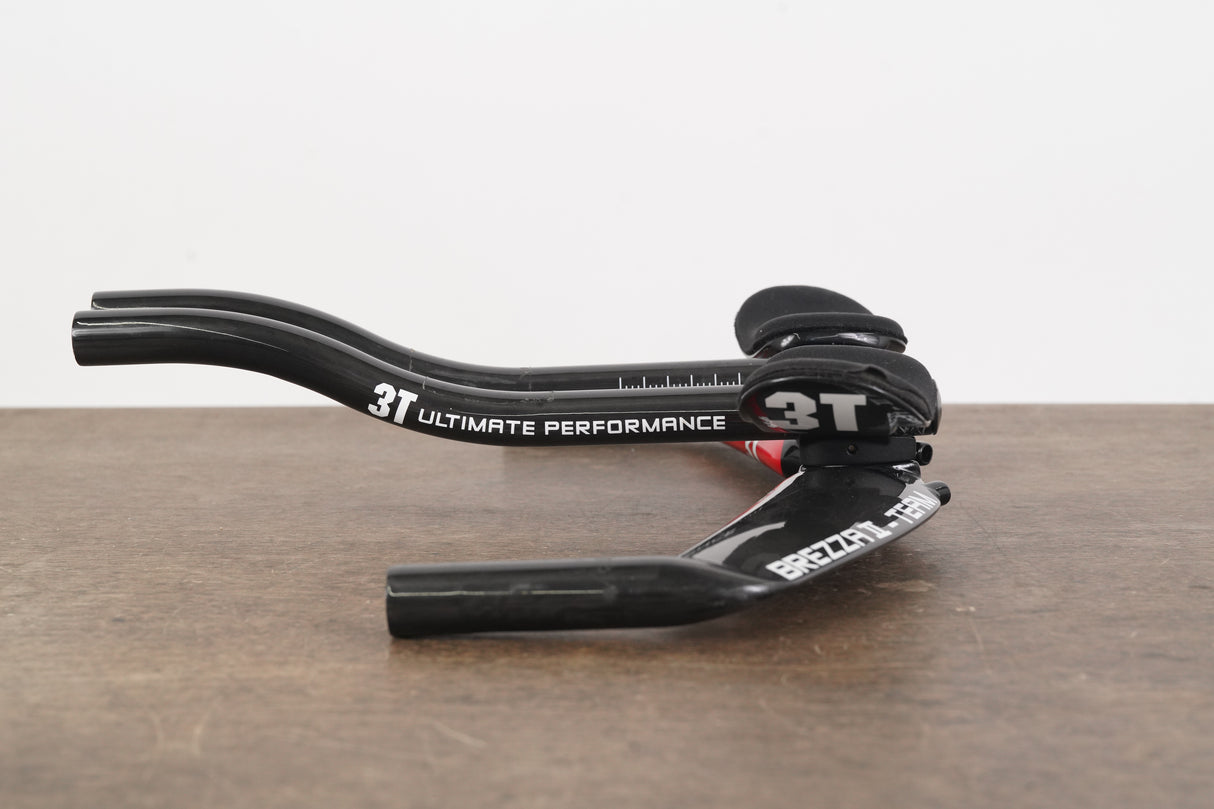40cm 3T Brezza II Team Carbon Base Bar + Carbon 3T Extensions TT Triathlon Handlebar