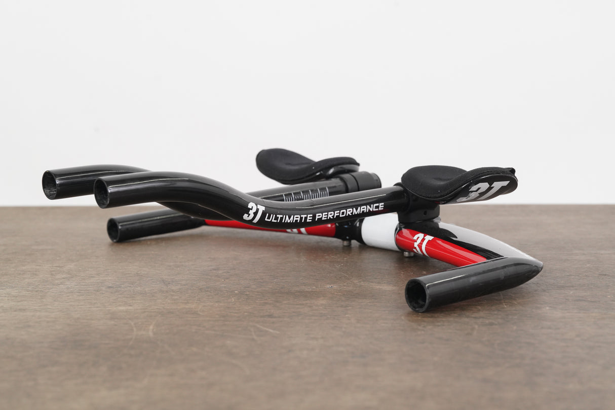 40cm 3T Brezza II Team Carbon Base Bar + Carbon 3T Extensions TT Triathlon Handlebar