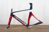 56cm Cannondale Slice Hi-Mod Carbon Rim Brake TT Triathlon Frameset HiMod