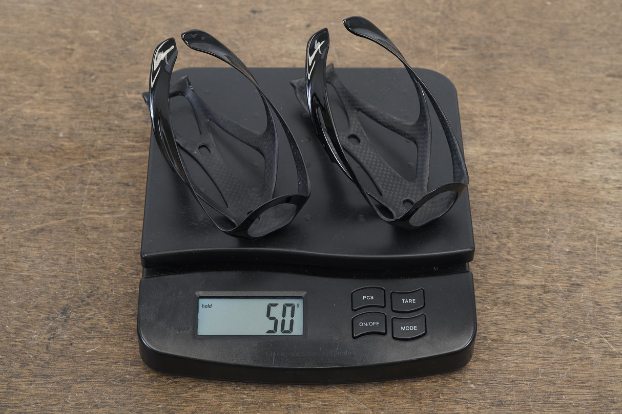 (2) Specialized S-WORKS Rib Cage III Carbon Water Bottle Cages 50g