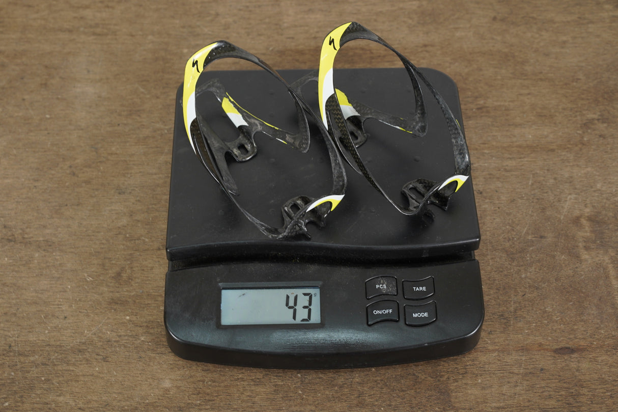 (2) Specialized S-WORKS Rib Cage II Carbon Water Bottle Cages 43g
