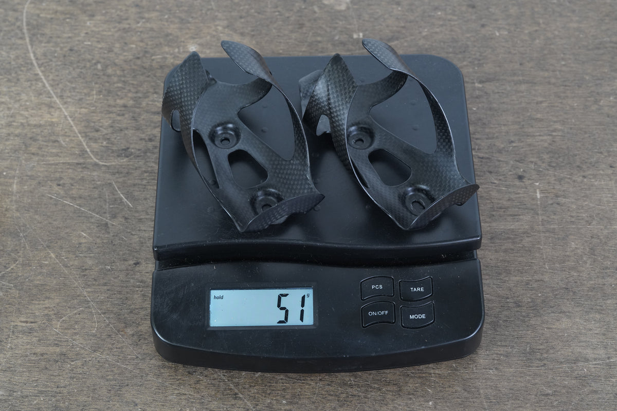 (2) Carbon Water Bottle Cages 51g