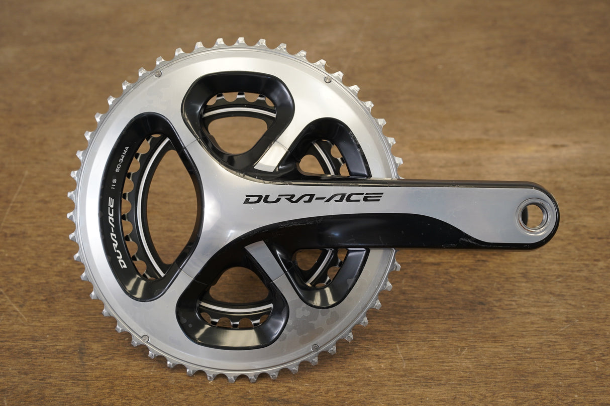 170mm 50/34T Shimano Dura-Ace FC-9000 11 Speed Crankset