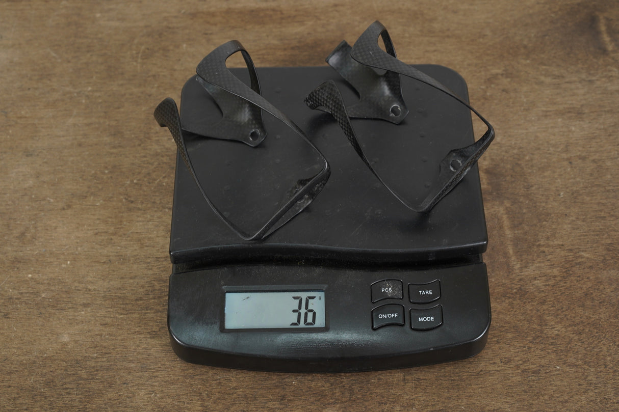 (2) Carbon Water Bottle Cages 36g