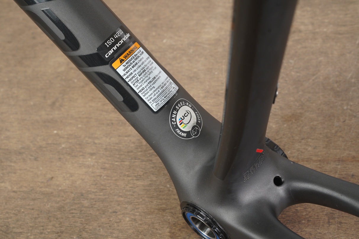 58cm Cannondale SuperSix EVO Carbon Rim Brake Frameset Super Six