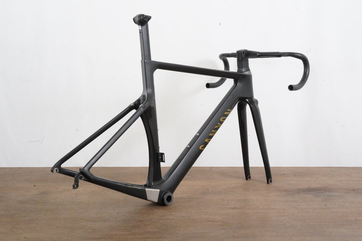 XS Canyon Aeroad CF SLX Carbon Aero Rim Brake Road Frameset + Barstem