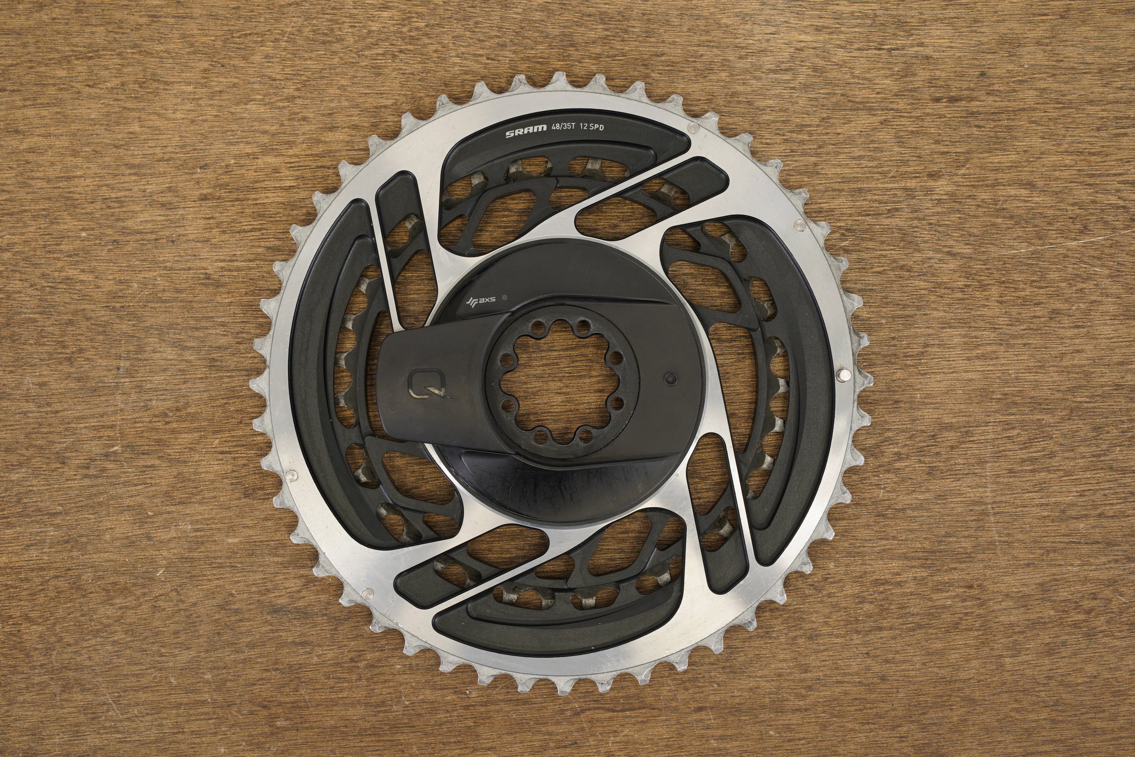 パーツ sram red axs power meter 48/35t 172,5mm 48/35T SRAM Red AXS D1 12 Speed Quarq Power Meter Chainrings +