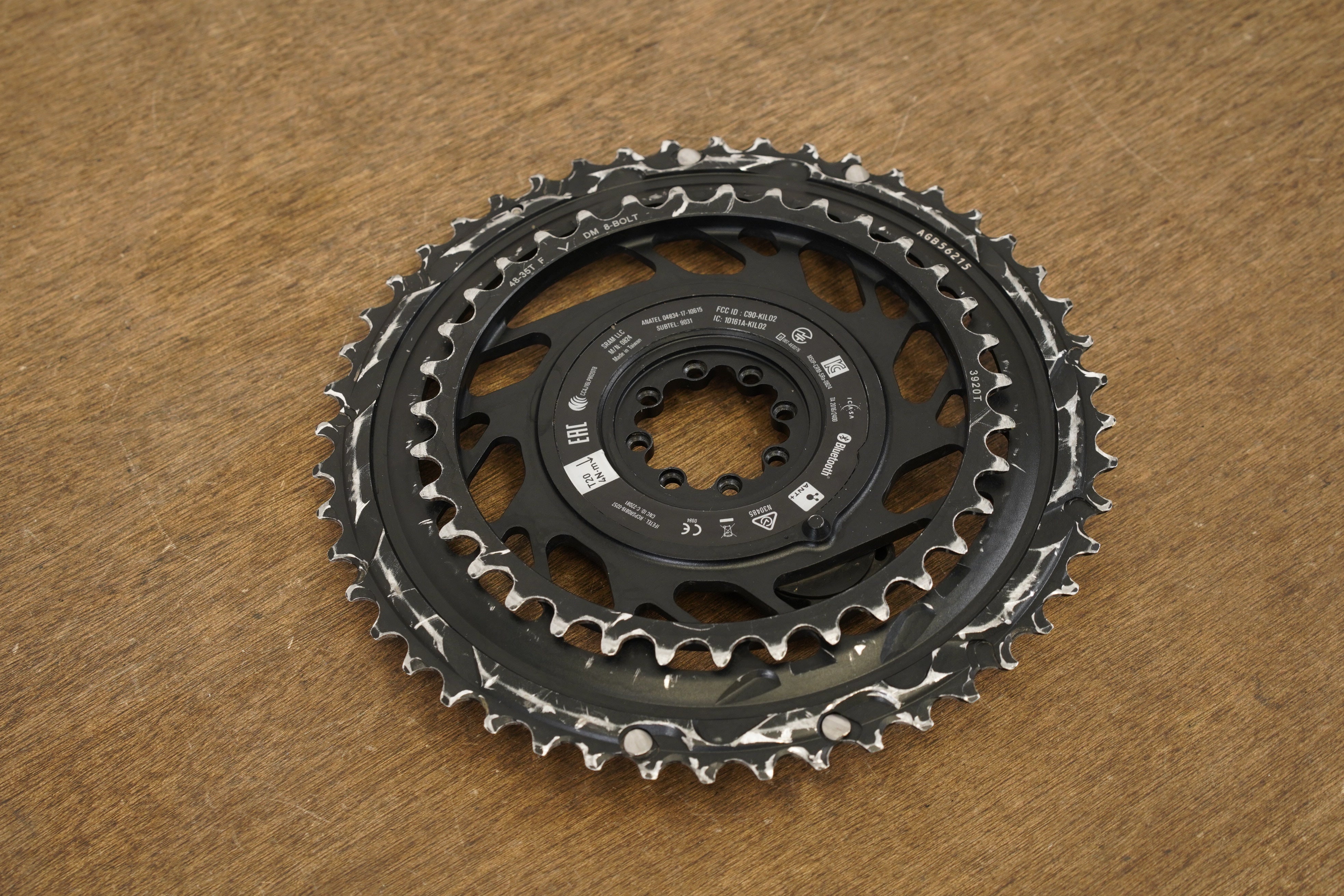 48/35T SRAM Red AXS D1 12 Speed Quarq Power Meter Chainrings +
