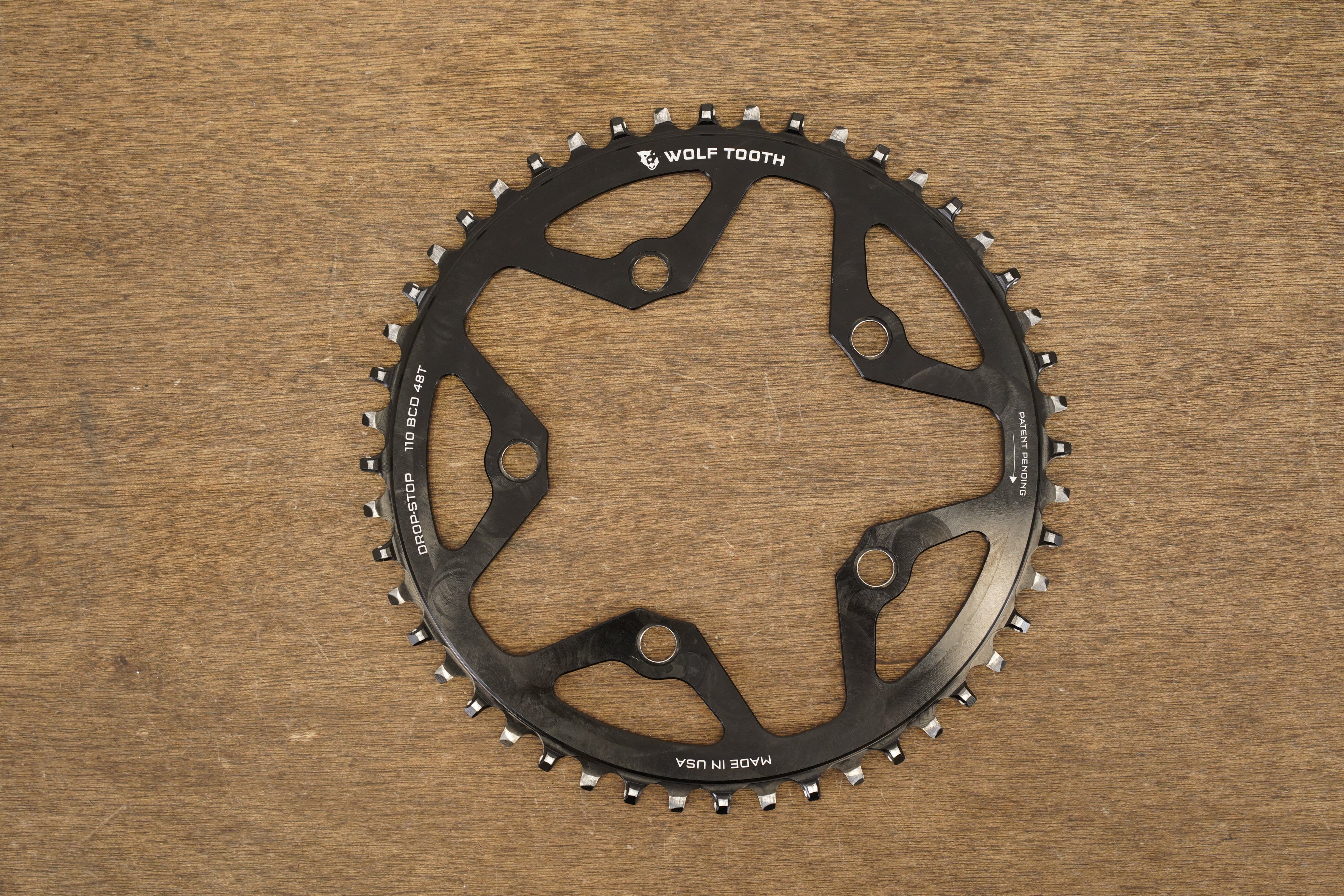 48T Wolf Tooth Components 5x110 1x 11 Speed Road Chainring