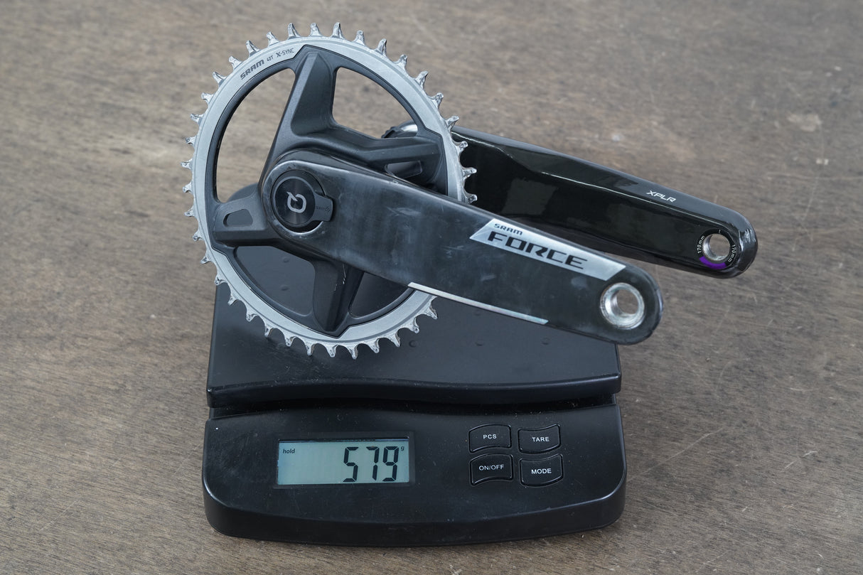 170mm 40T DUB SRAM Force AXS E1 XPLR 1x12 Speed Quarq Spindle Power Crankset