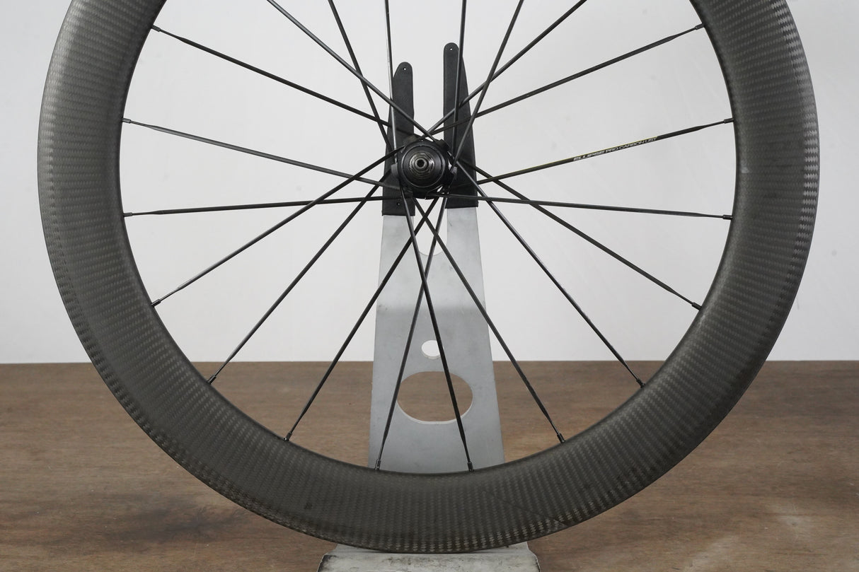 Mavic Ellipse Pro 65 UST Tubeless Clincher Carbon Track Wheelset Fixed Gear