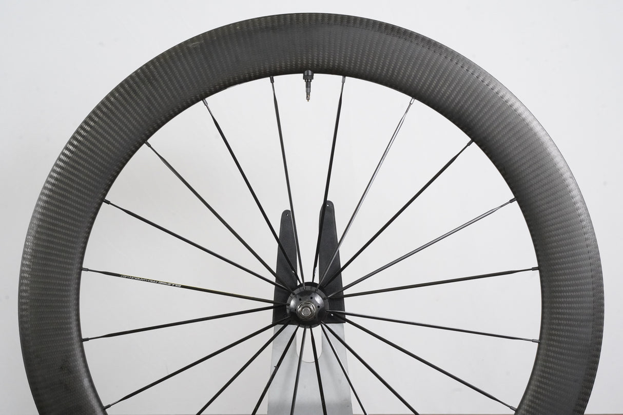 Mavic Ellipse Pro 65 UST Tubeless Clincher Carbon Track Wheelset Fixed Gear