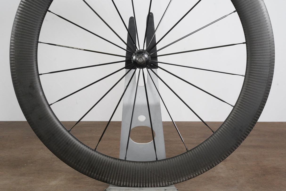 Mavic Ellipse Pro 65 UST Tubeless Clincher Carbon Track Wheelset Fixed Gear