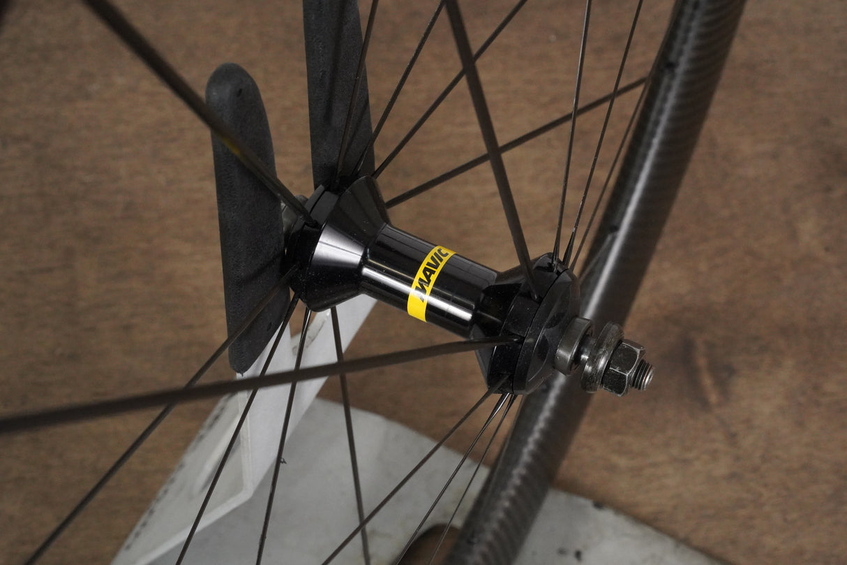 Mavic Ellipse Pro 65 UST Tubeless Clincher Carbon Track Wheelset Fixed Gear
