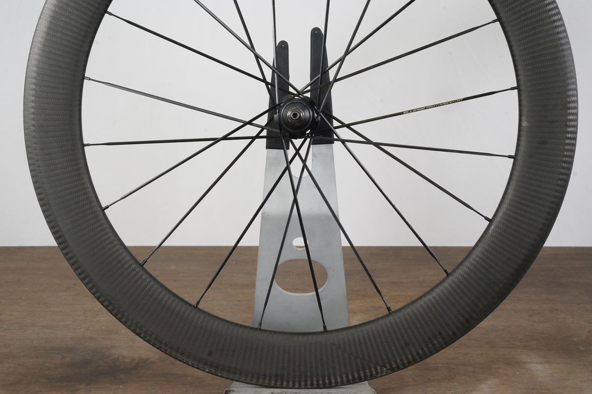 Mavic Ellipse Pro 65 UST Tubeless Clincher Carbon Track Wheelset Fixed Gear