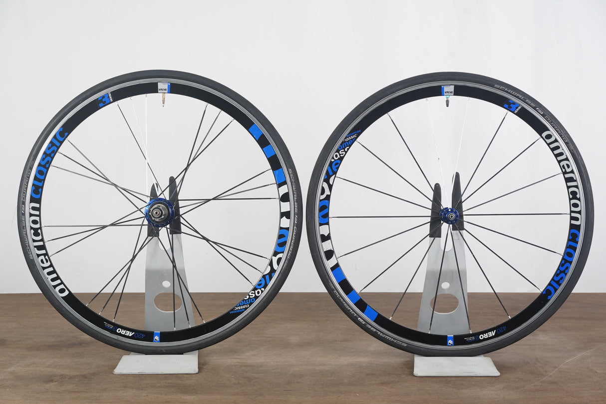 American Classic Series 3 420 Alloy Clincher Rim Brake Road Wheelset 11 Speed